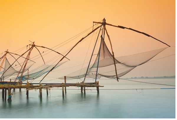 Redes de pesca chinas Kochi