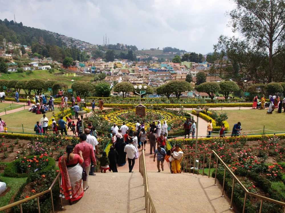 Jardín de Rosas del Gobierno en Ooty