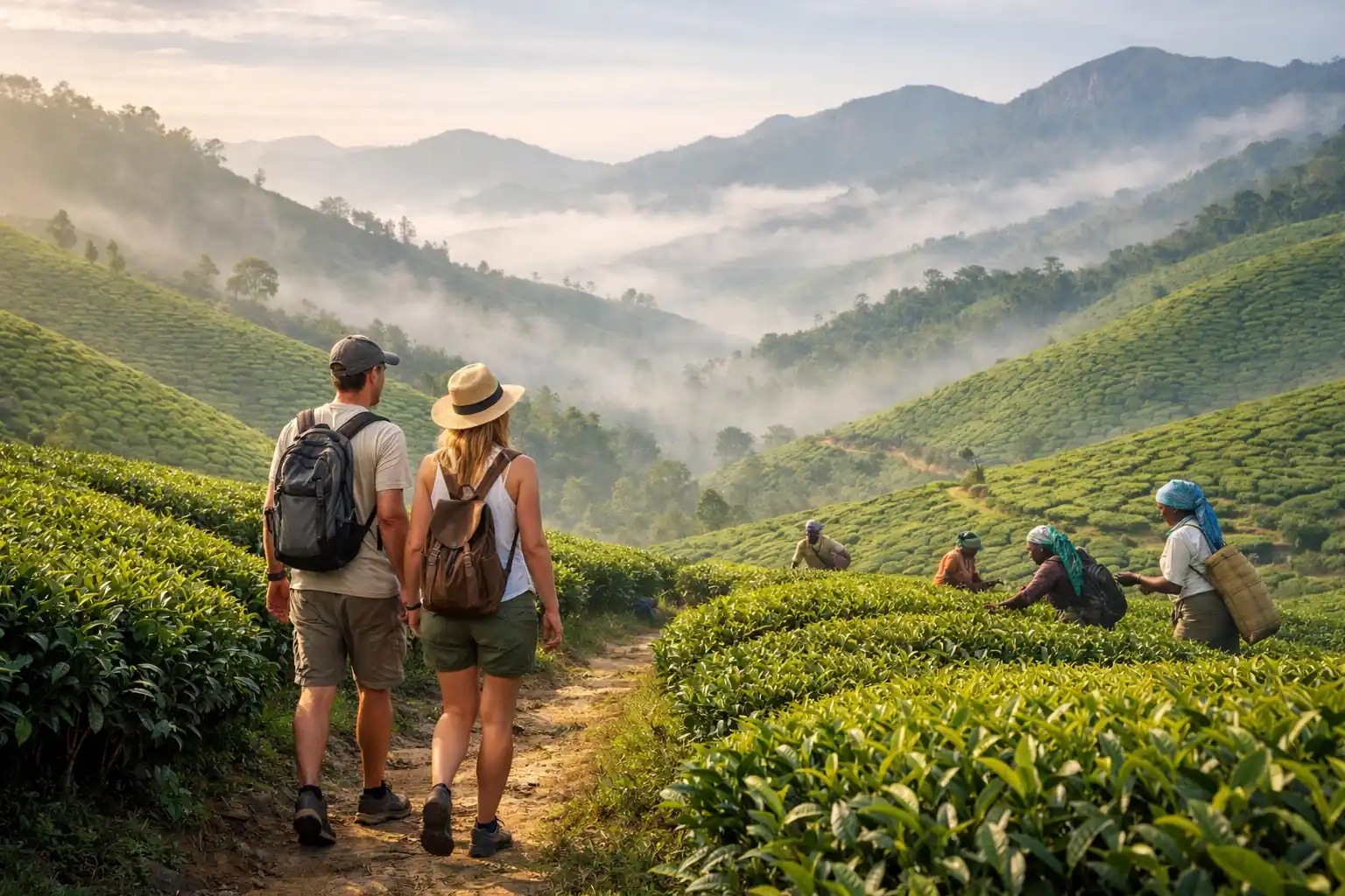 munnar tea plantation