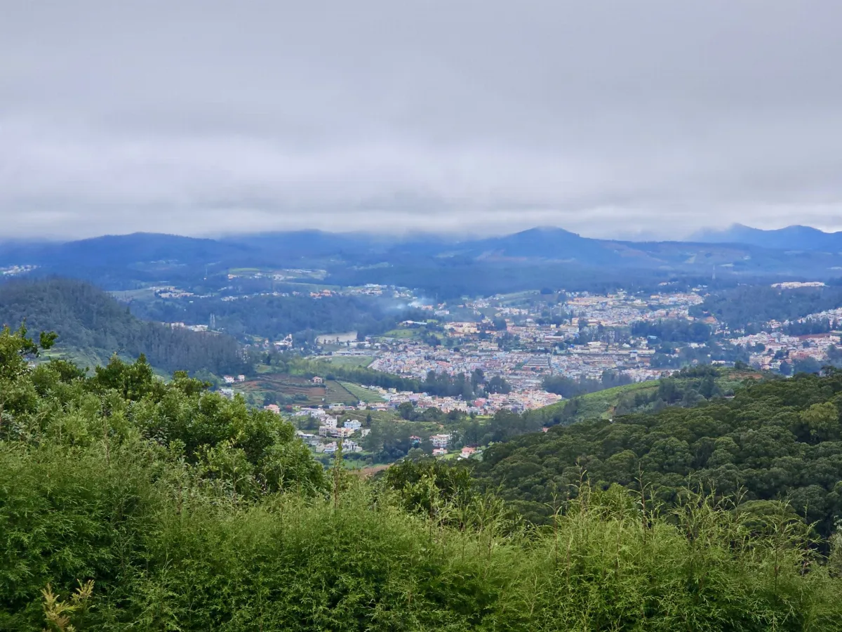 Mirador del pico Doddabetta en Ooty